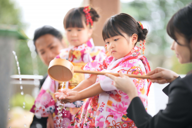 親子で初詣